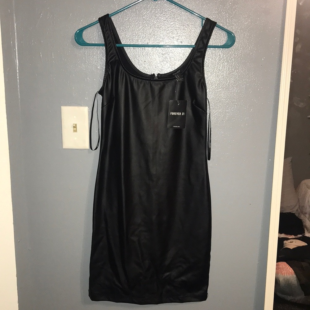 Forever 21 leather dress